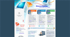 Desktop Screenshot of minervahosting.com
